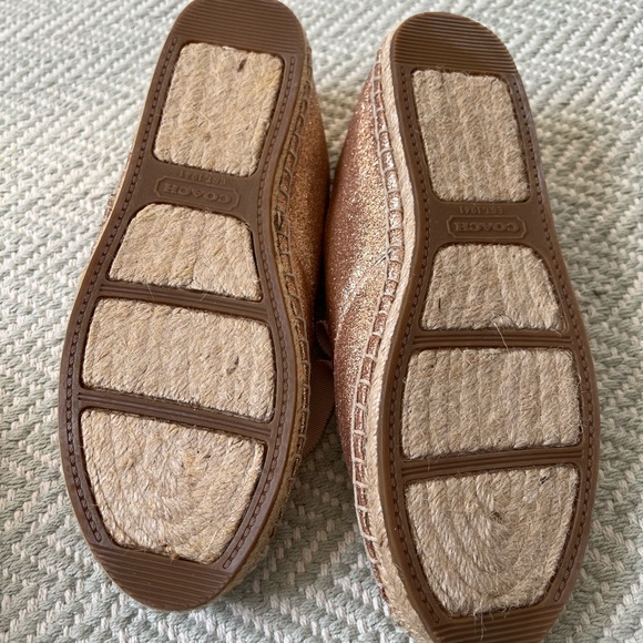 Coach rose gold espadrilles - Picture 2 of 2